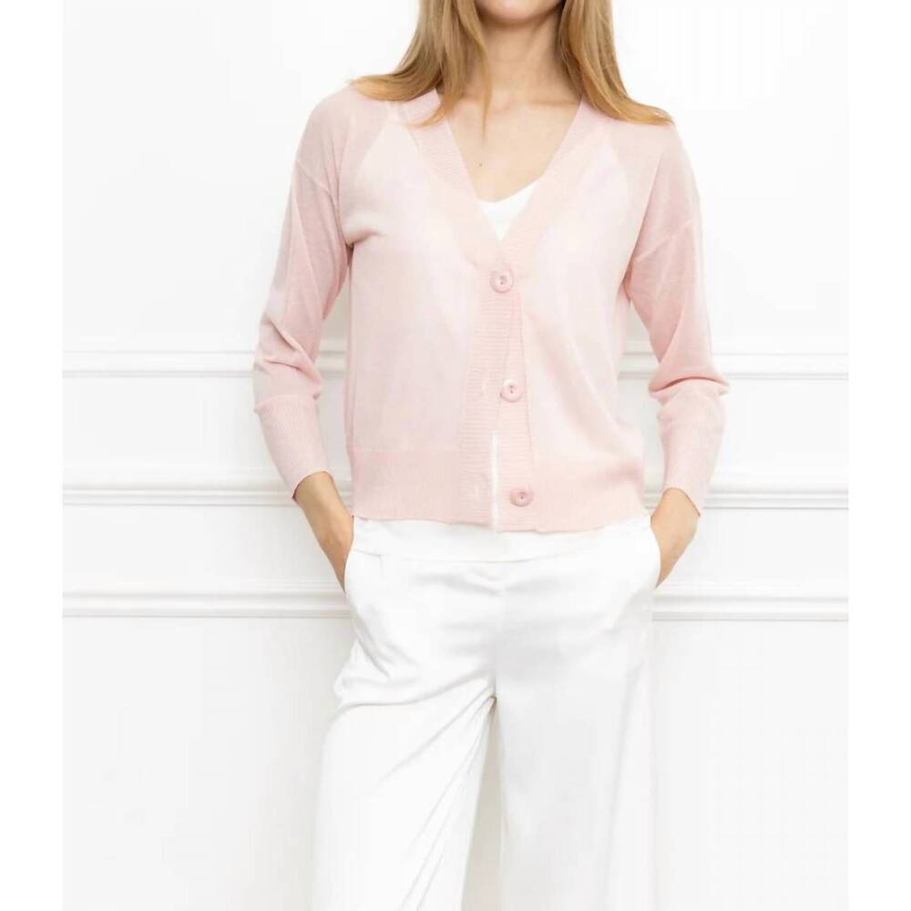 NEW ZERO DEGREE CELSIUS mesh cardigan in pink